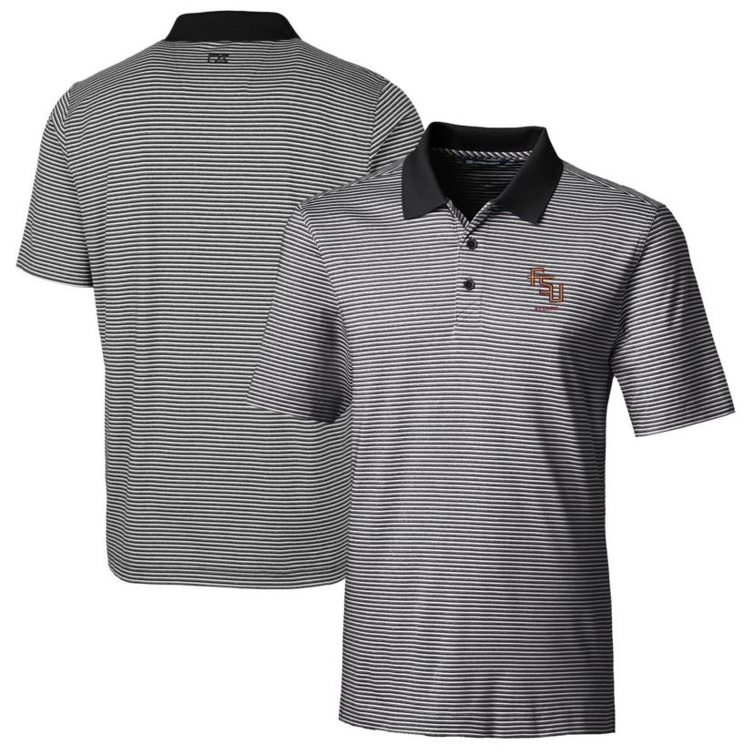 NCAA Florida State Seminoles Alumni Logo Forge Tonal Stripe Stretch Polo