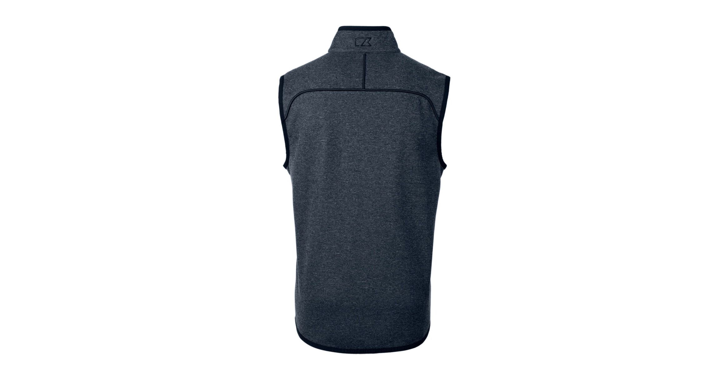 NCAA Heather Notre Dame Fighting Irish Alumni Logo Mainsail Sweater Knit Fleece Full-Zip Vest