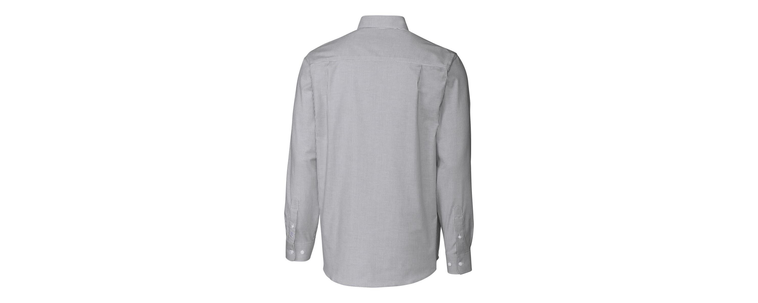 NCAA Kentucky Wildcats Alumni Logo Stretch Oxford Stripe Long Sleeve Button-Down Shirt