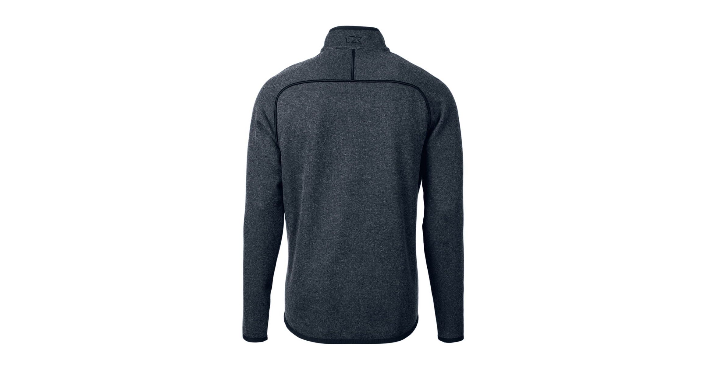 NCAA Heather Notre Dame Fighting Irish Alumni Logo Mainsail Sweater-Knit Full-Zip Jacket