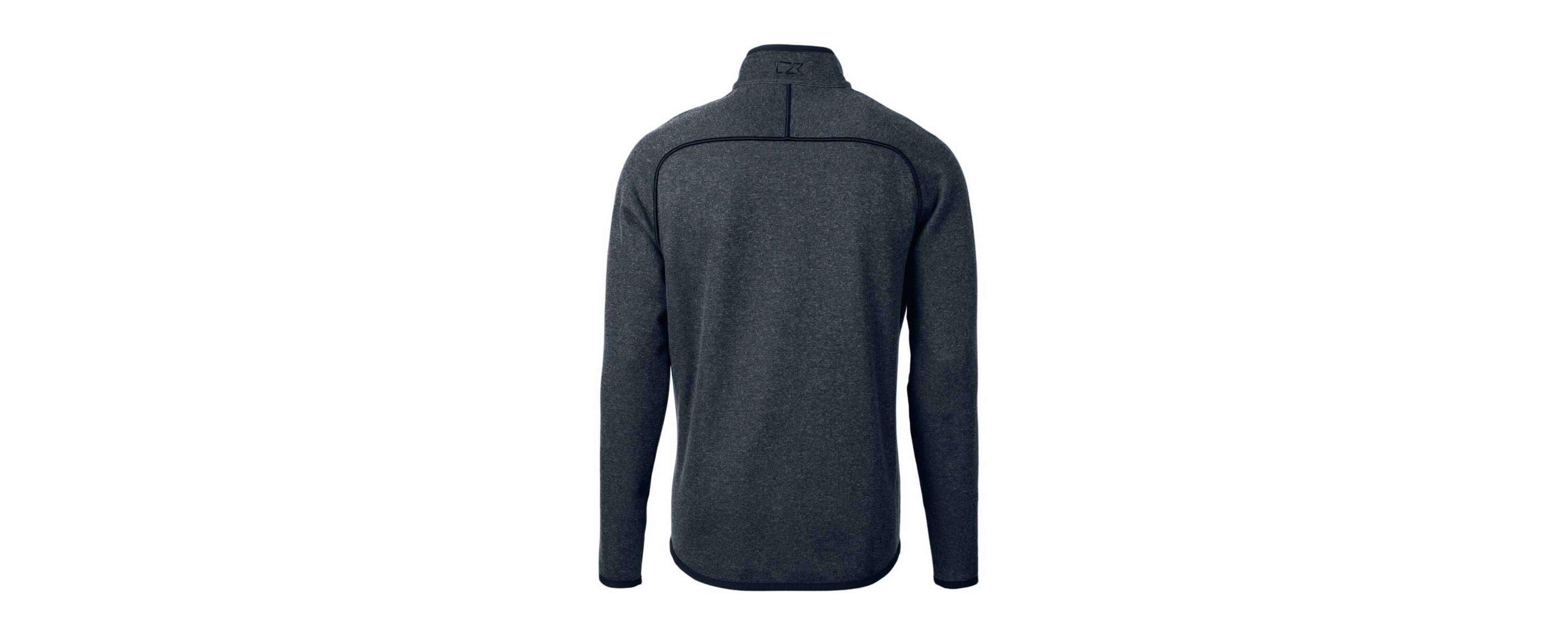 NCAA Heather Notre Dame Fighting Irish Alumni Logo Mainsail Sweater-Knit Full-Zip Jacket