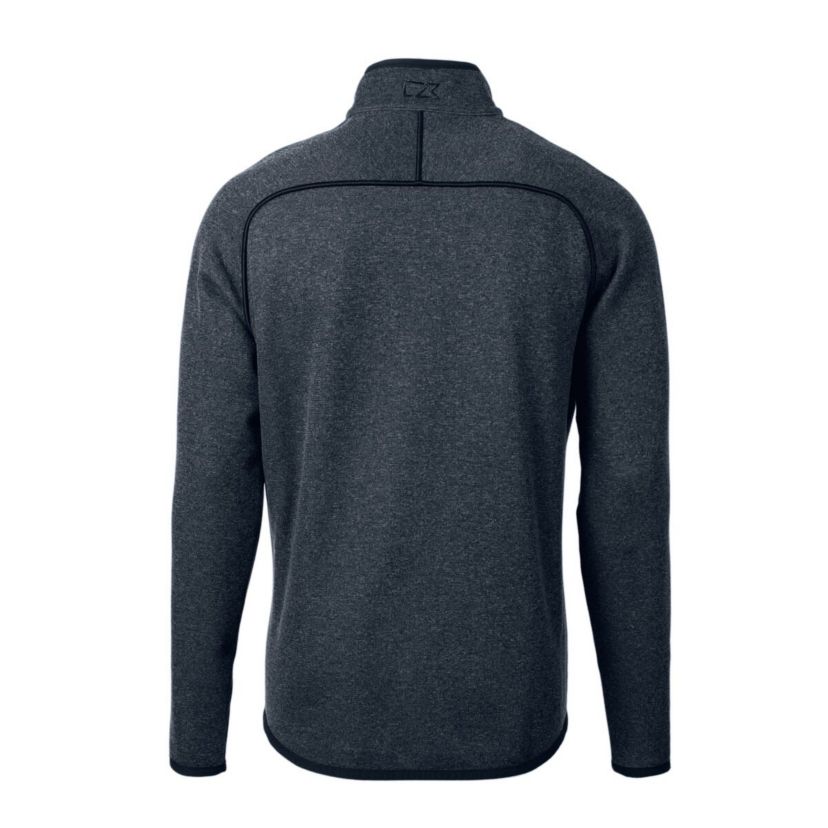 NCAA Heather Notre Dame Fighting Irish Alumni Logo Mainsail Sweater-Knit Full-Zip Jacket