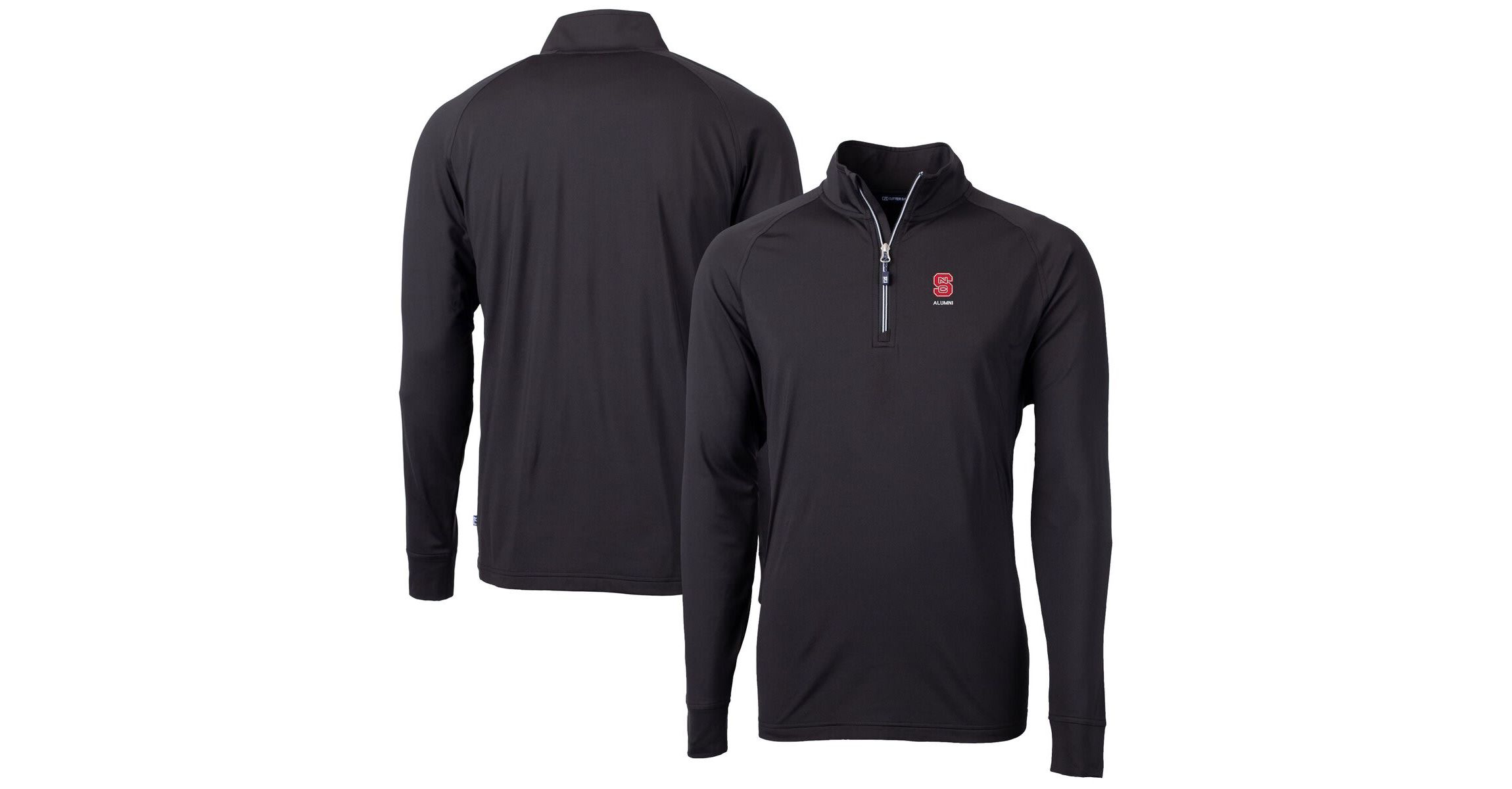 NCAA NC State Wolfpack Alumni Logo Adapt Eco Knit Stretch Recycled Quarter-Zip Pullover Top