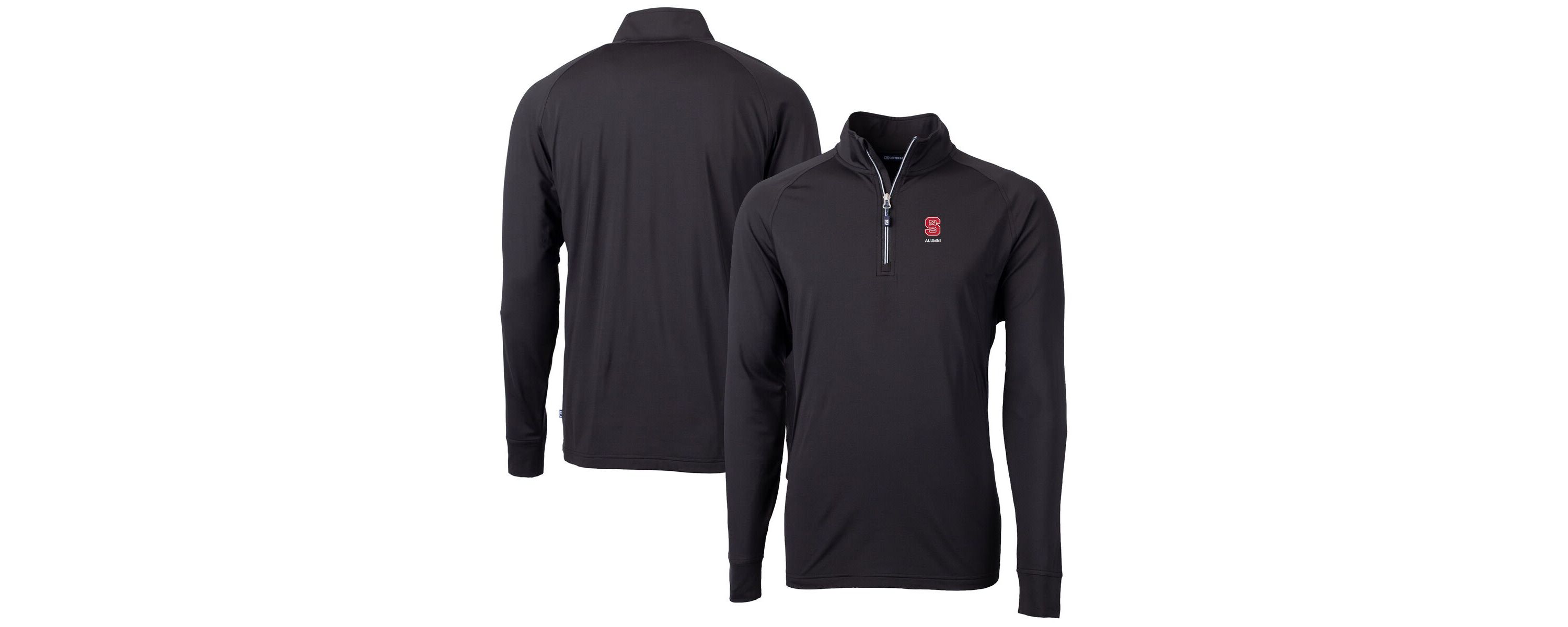 NCAA NC State Wolfpack Alumni Logo Adapt Eco Knit Stretch Recycled Quarter-Zip Pullover Top