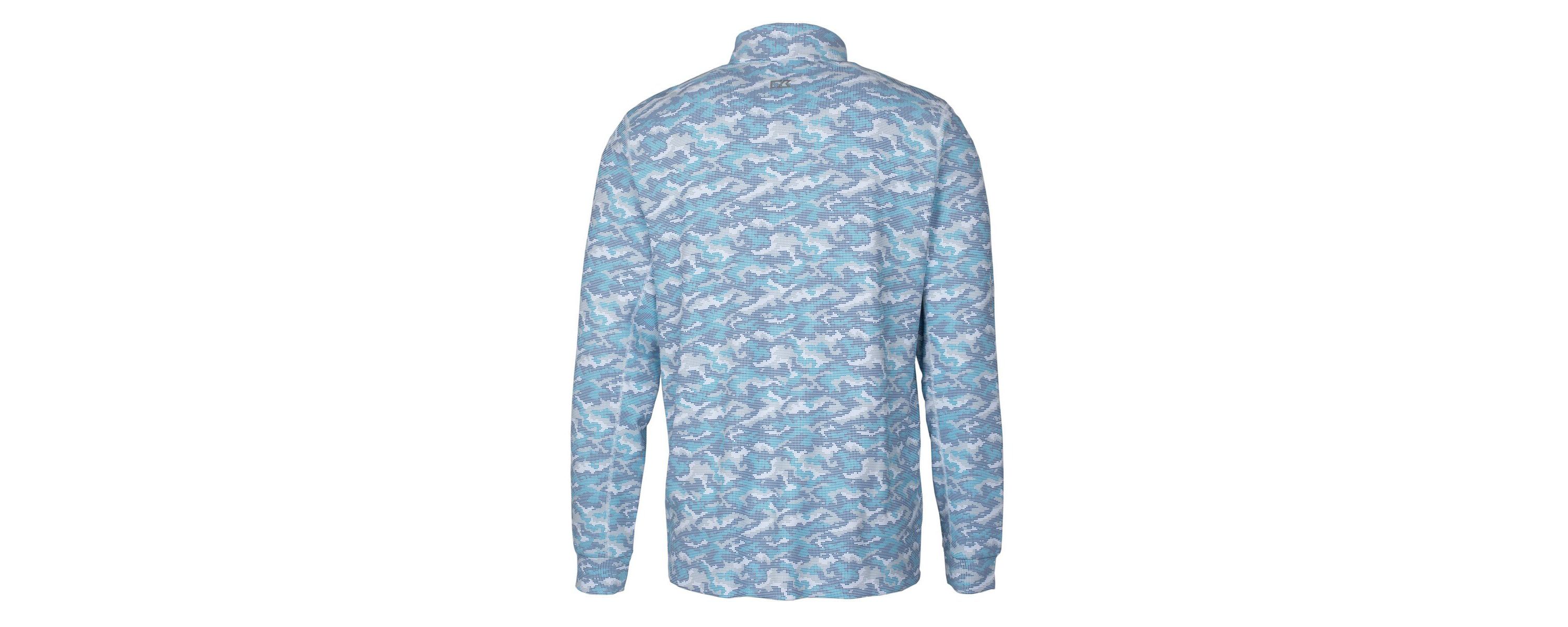 NCAA West Virginia Mountaineers Alumni Logo Traverse Print Stretch Quarter-Zip Pullover Top