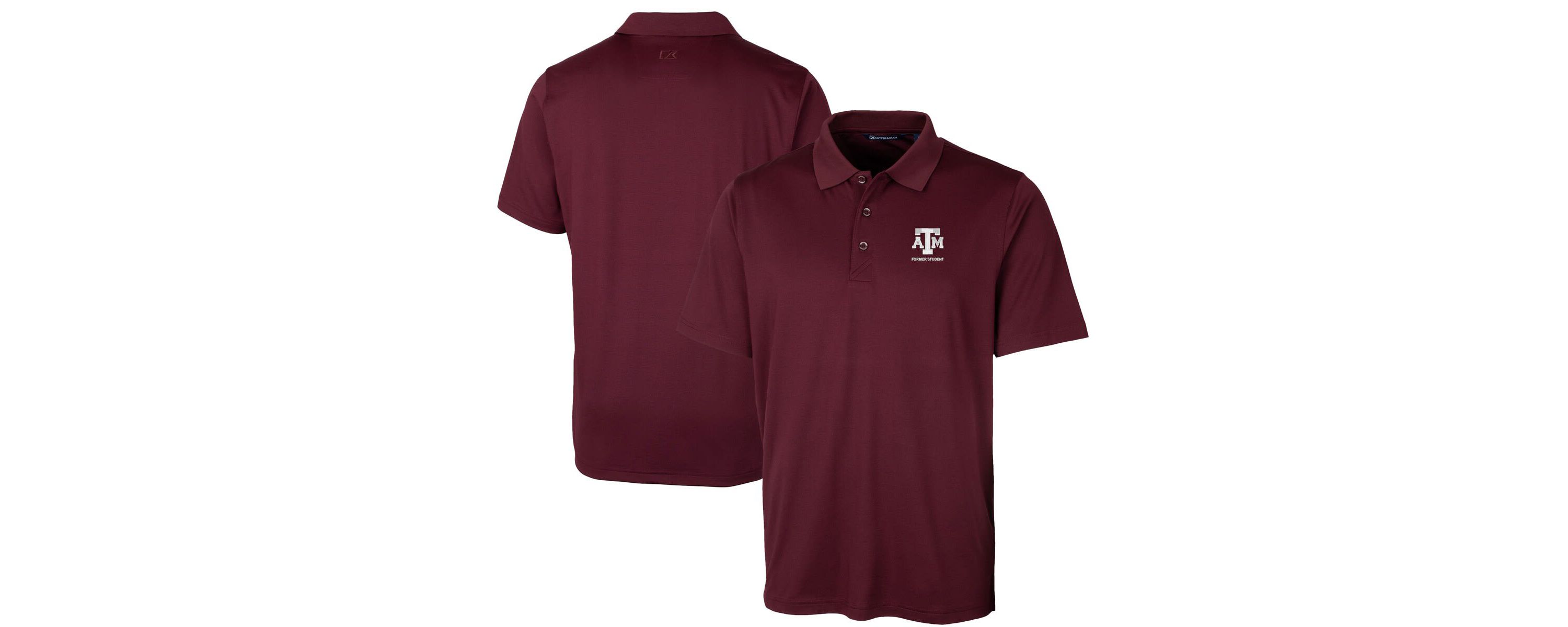 NCAA Texas A&M Aggies Alumni Logo Forge Stretch DryTec Polo