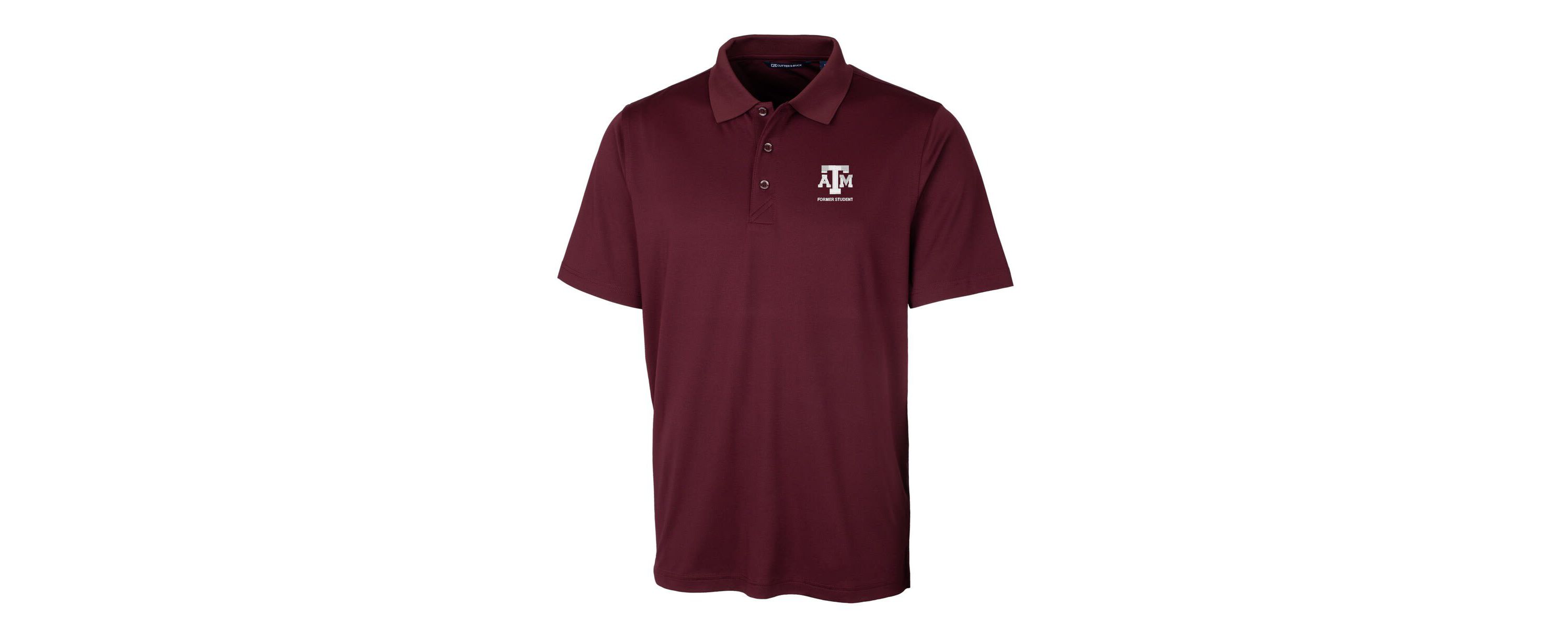 NCAA Texas A&M Aggies Alumni Logo Forge Stretch DryTec Polo