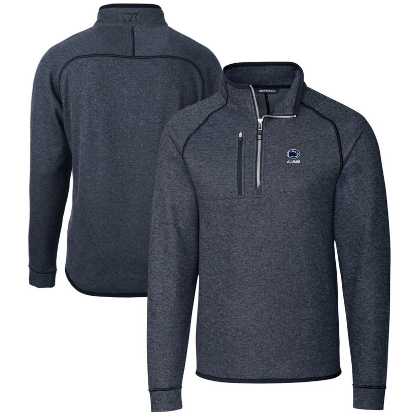 NCAA Penn State Nittany Lions Alumni Logo Mainsail Sweater-Knit Half-Zip Pullover Jacket