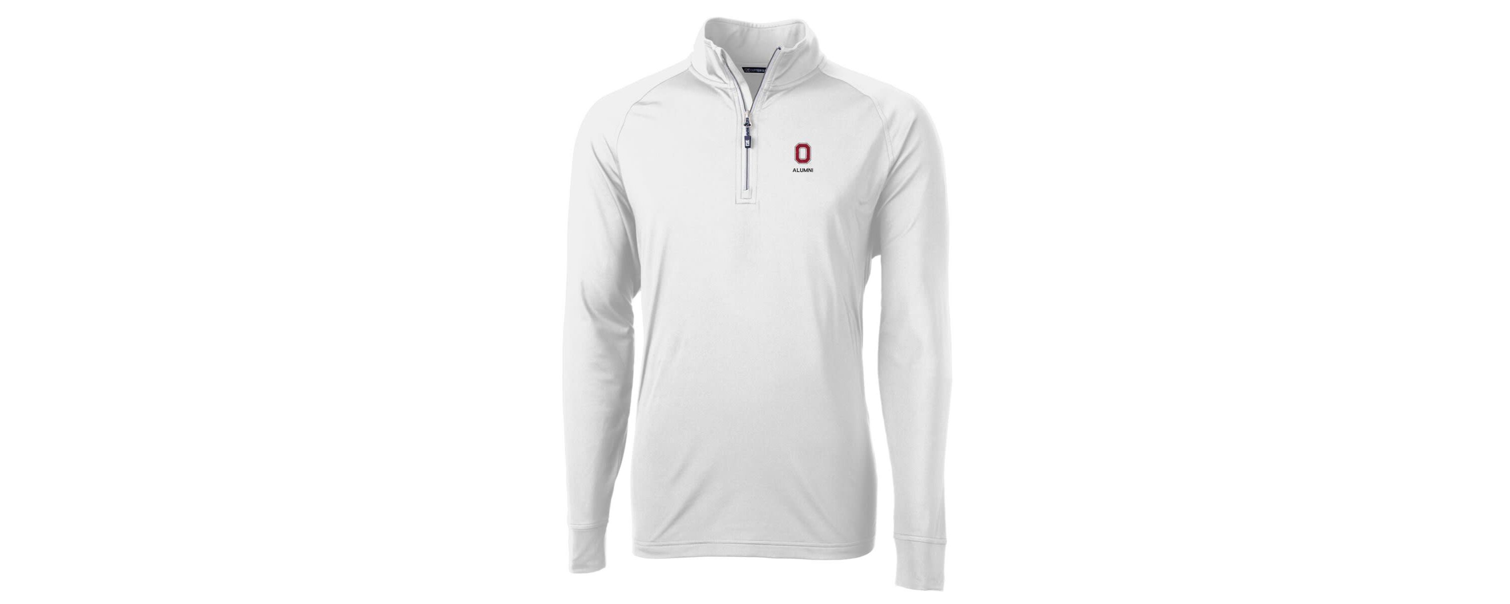 NCAA Ohio State Buckeyes Alumni Logo Adapt Eco Knit Stretch Recycled Quarter-Zip Pullover Top