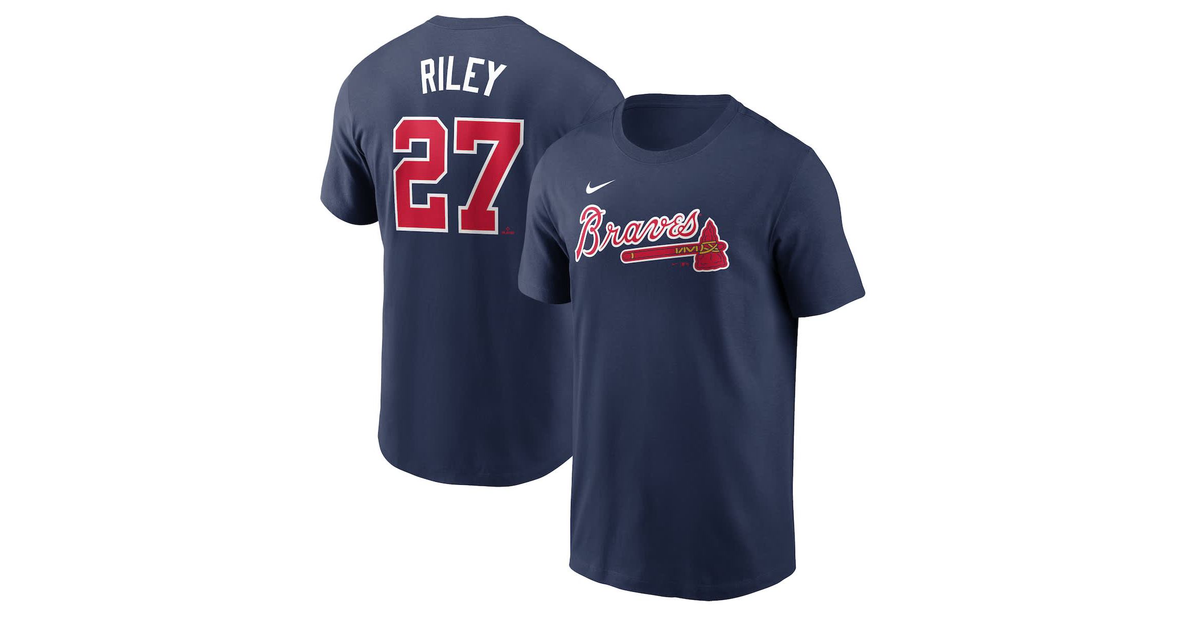 MLB Nike Austin Riley Atlanta Braves Fuse Name & Number T-Shirt