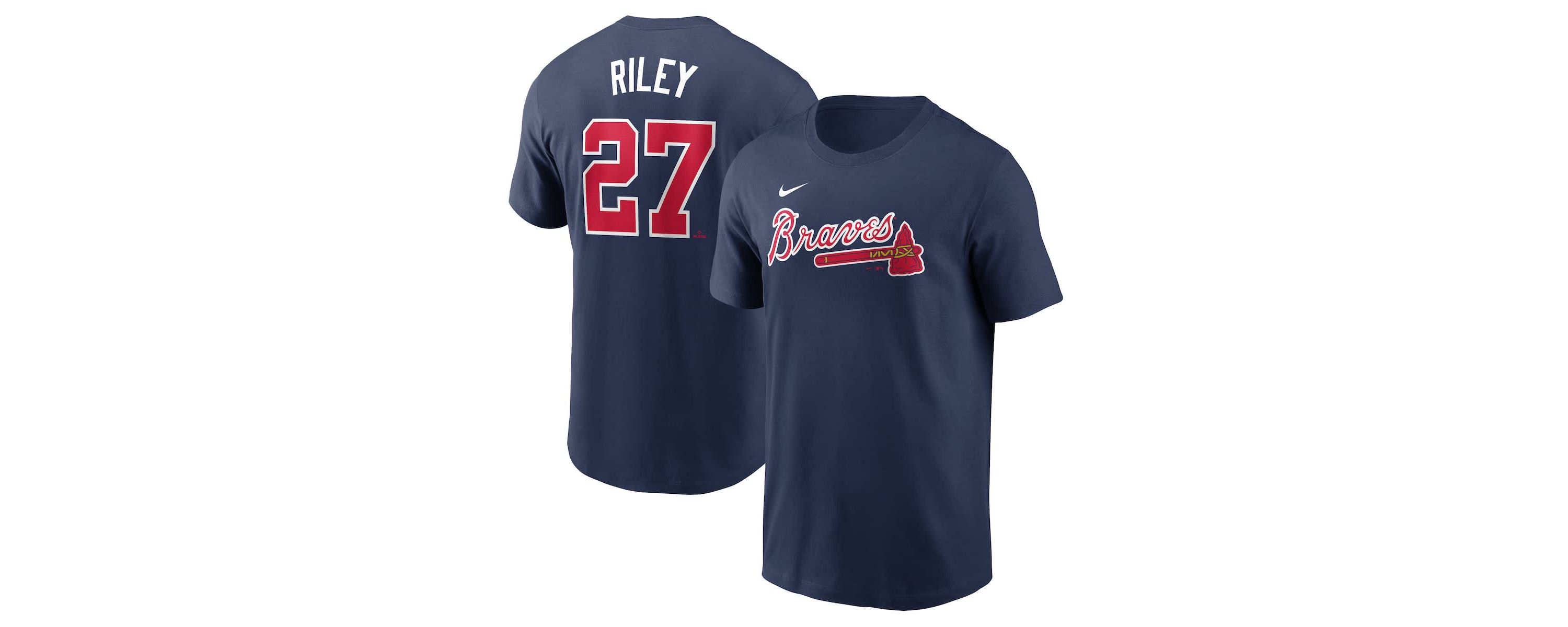 MLB Nike Austin Riley Atlanta Braves Fuse Name & Number T-Shirt
