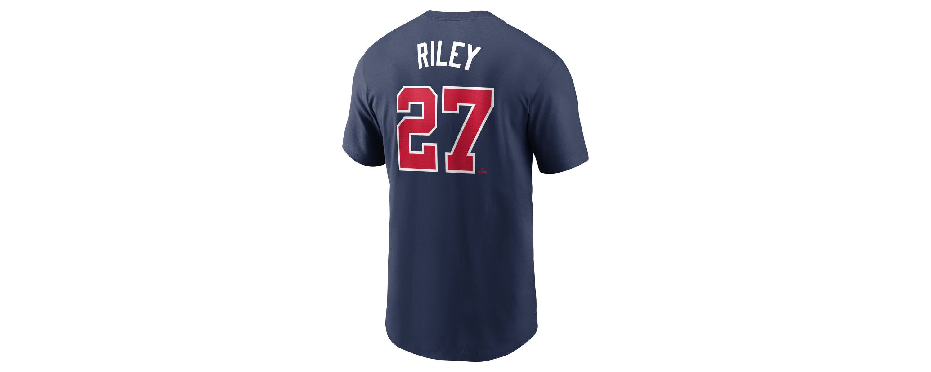 MLB Nike Austin Riley Atlanta Braves Fuse Name & Number T-Shirt