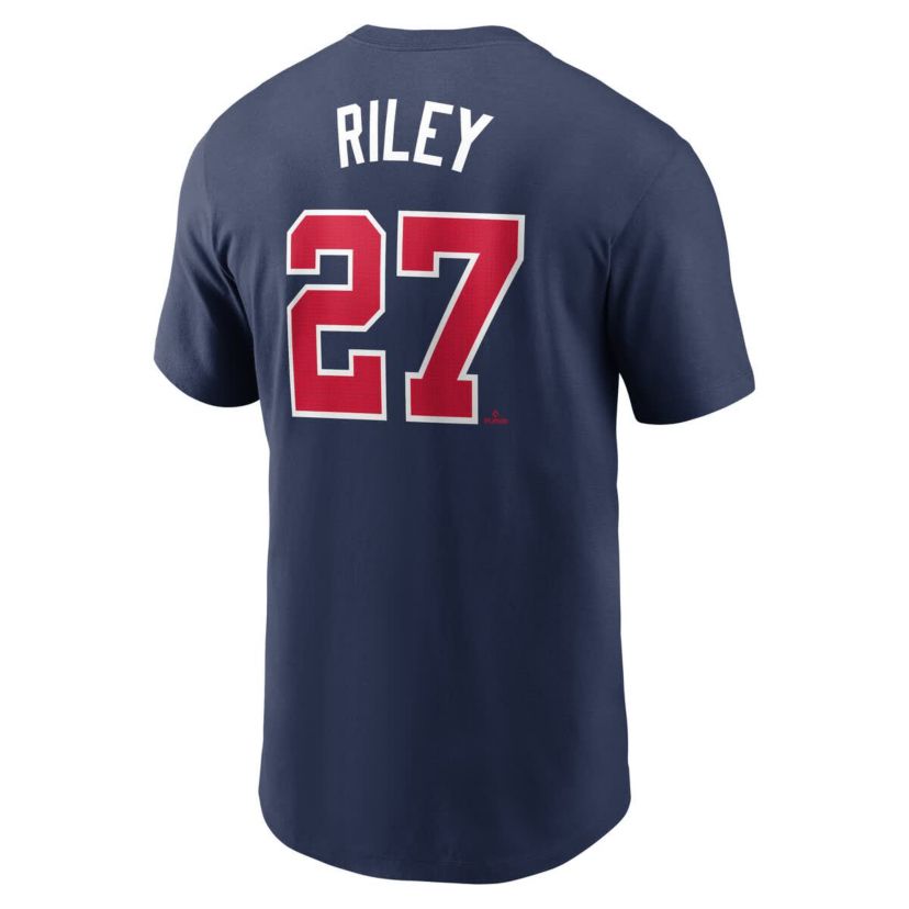 MLB Nike Austin Riley Atlanta Braves Fuse Name & Number T-Shirt