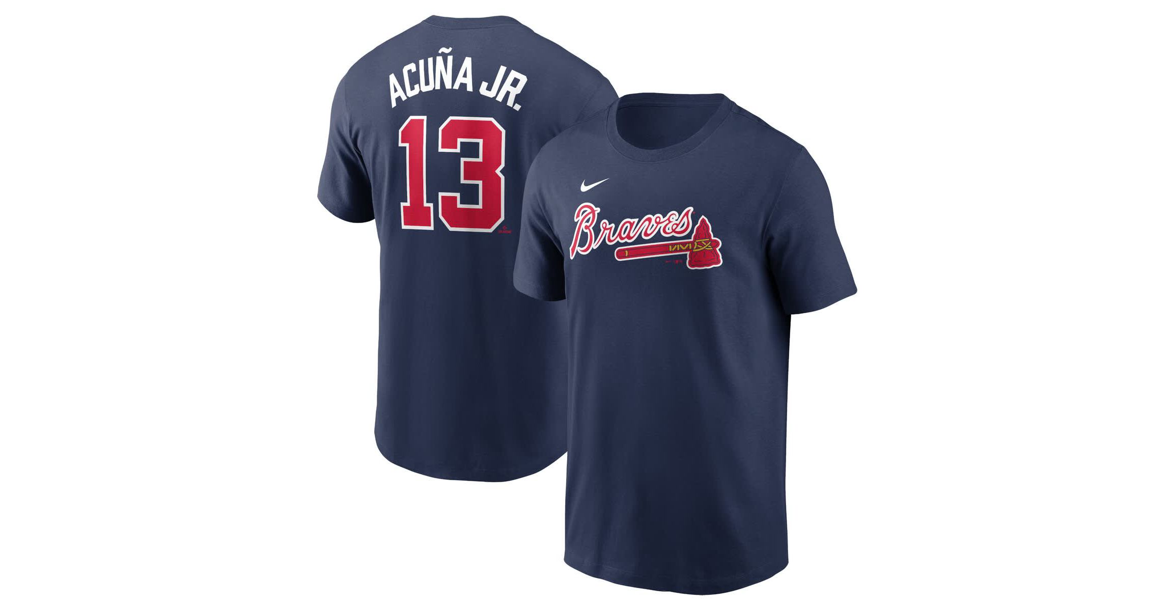 MLB Nike Ronald Acuña Jr. Atlanta Braves Fuse Name & Number T-Shirt