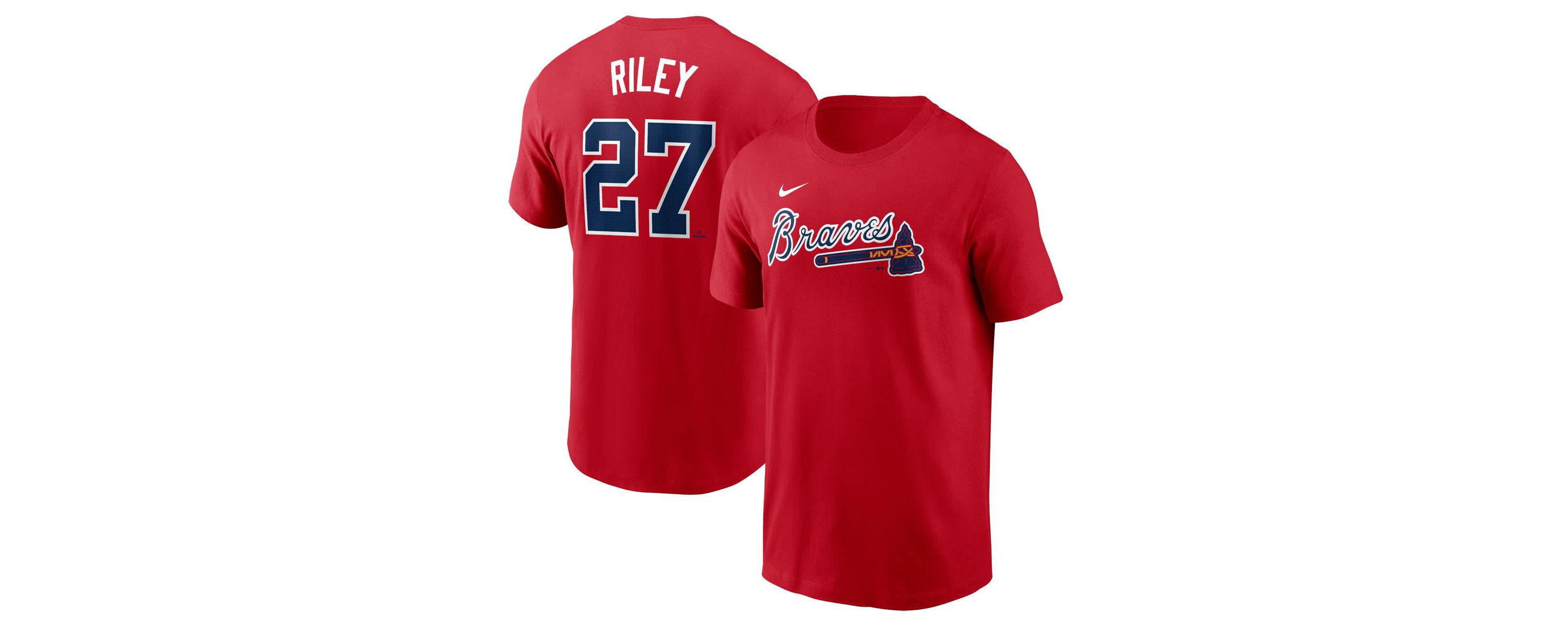 MLB Nike Austin Riley Atlanta Braves Fuse Name & Number T-Shirt
