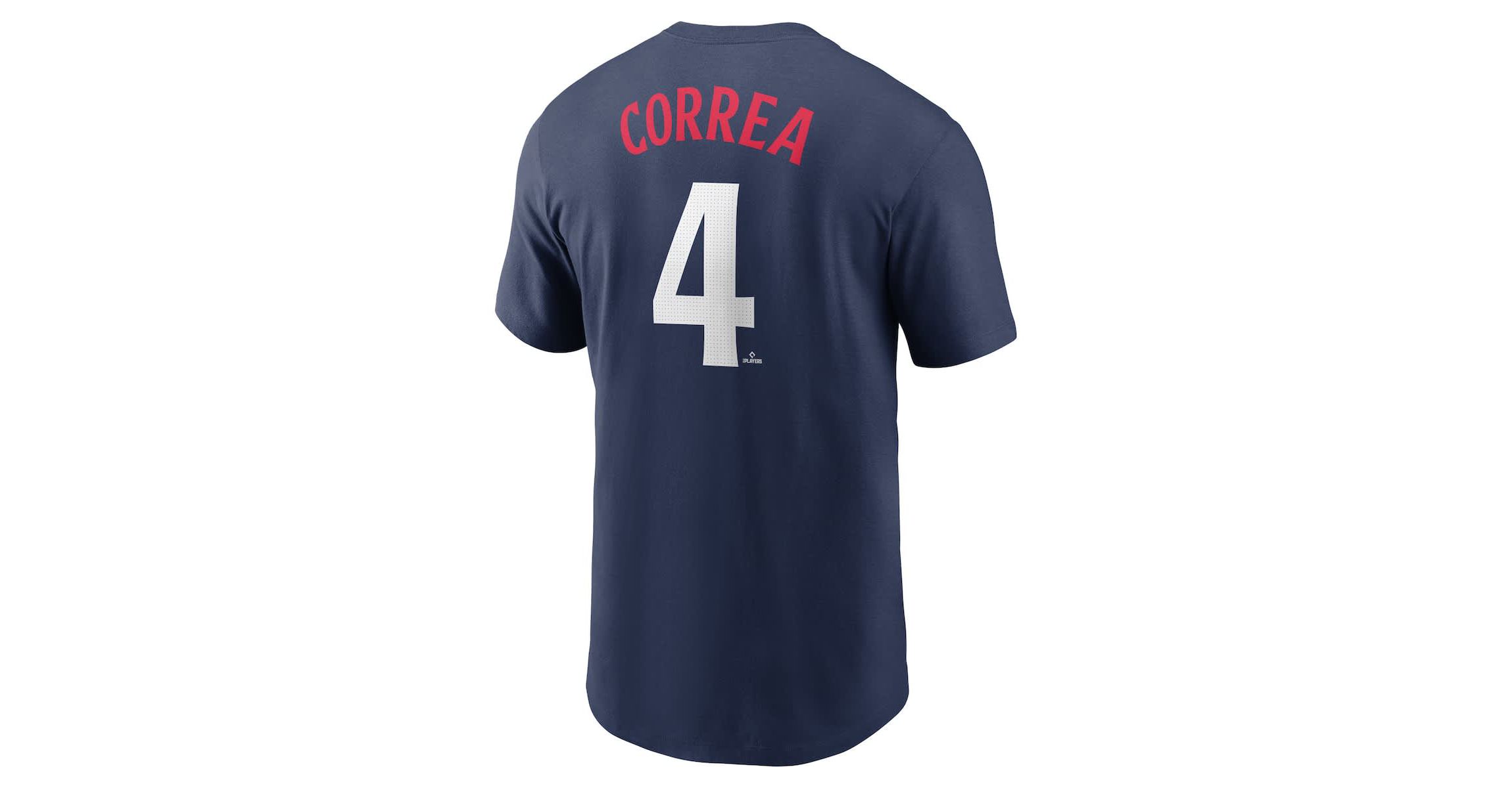 MLB Nike Carlos Correa Minnesota Twins Fuse Name & Number T-Shirt
