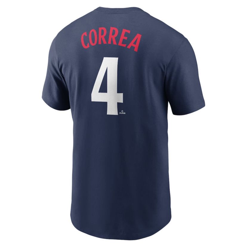 MLB Nike Carlos Correa Minnesota Twins Fuse Name & Number T-Shirt