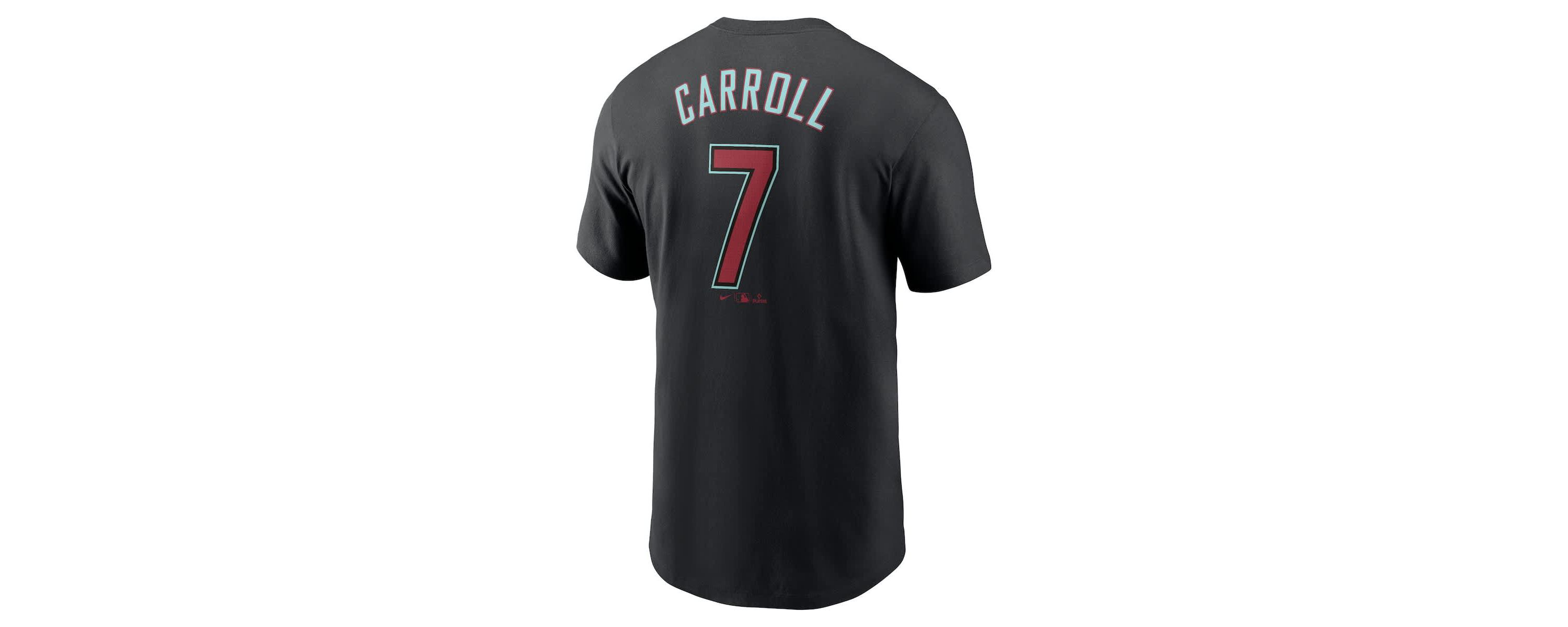 MLB Nike Corbin Carroll Arizona Diamondbacks Fuse Name & Number T-Shirt