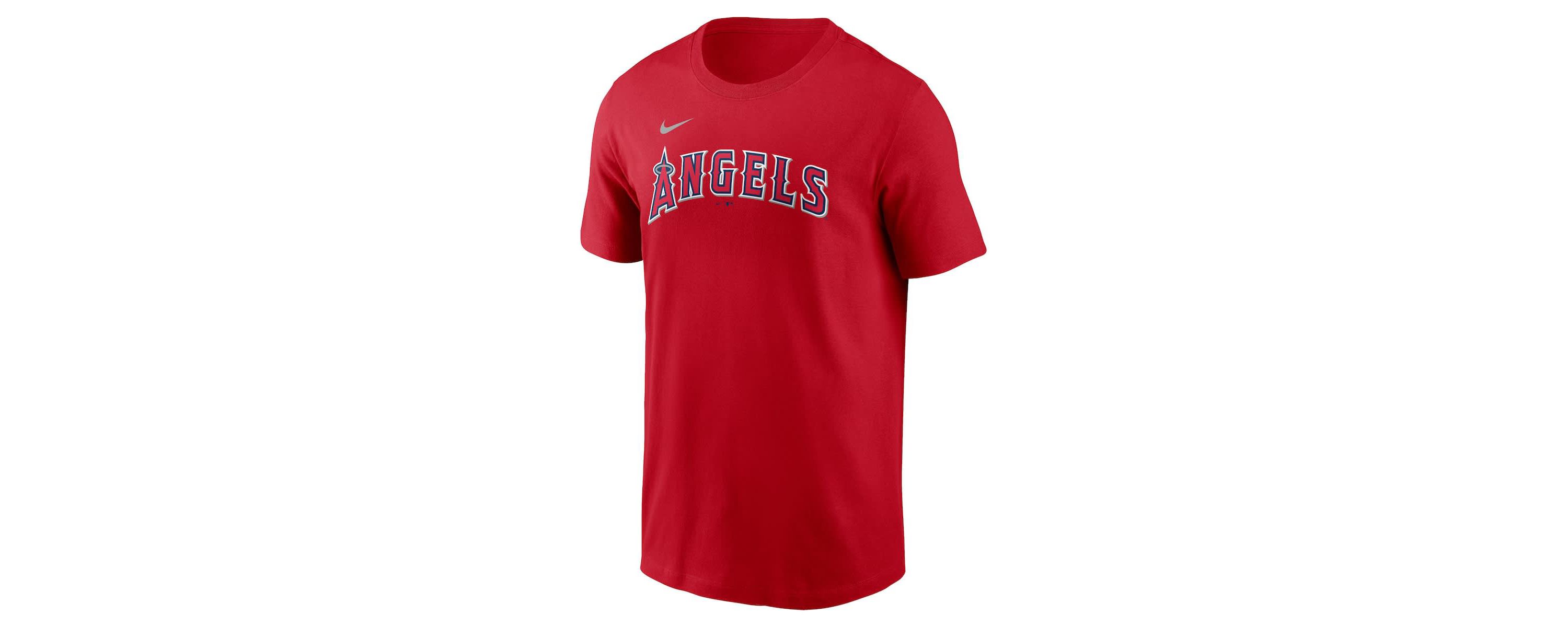 MLB Nike Mike Trout Los Angeles Angels Fuse Name & Number T-Shirt