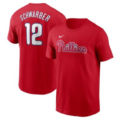 Men's MLB Nike Kyle Schwarber Philadelphia Phillies Fuse Name & Number T-Shirt