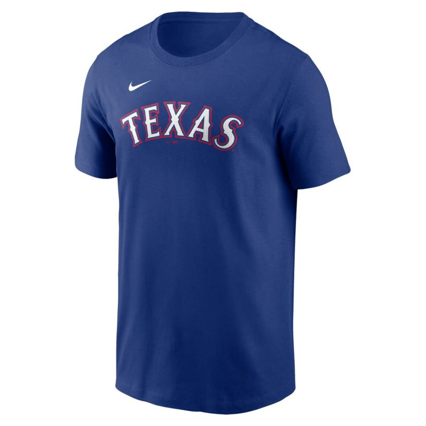 MLB Nike Corey Seager Texas Rangers Fuse Name & Number T-Shirt