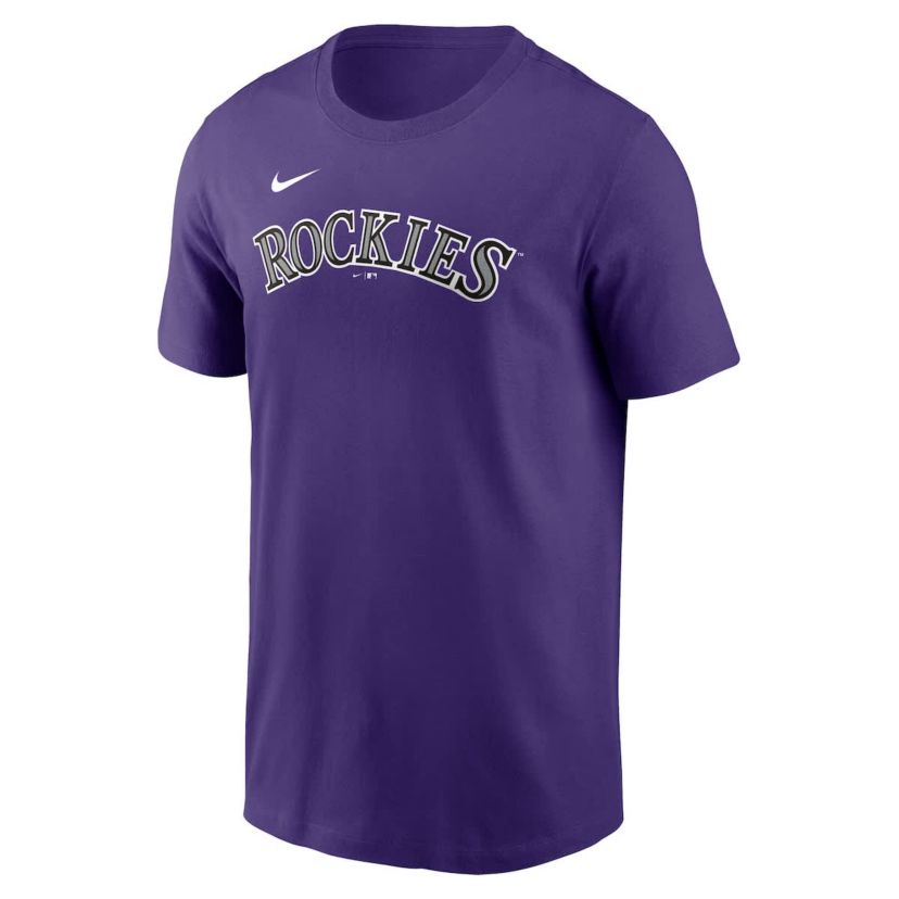 MLB Nike Kris Bryant Colorado Rockies Fuse Name & Number T-Shirt