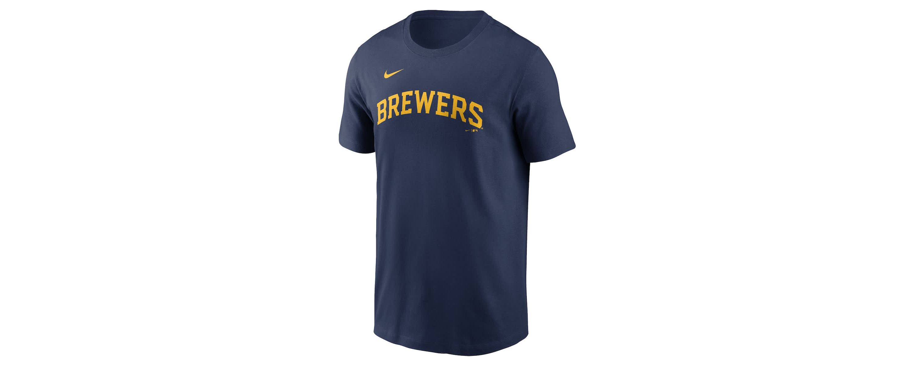 MLB Nike Christian Yelich Milwaukee Brewers Fuse Name & Number T-Shirt