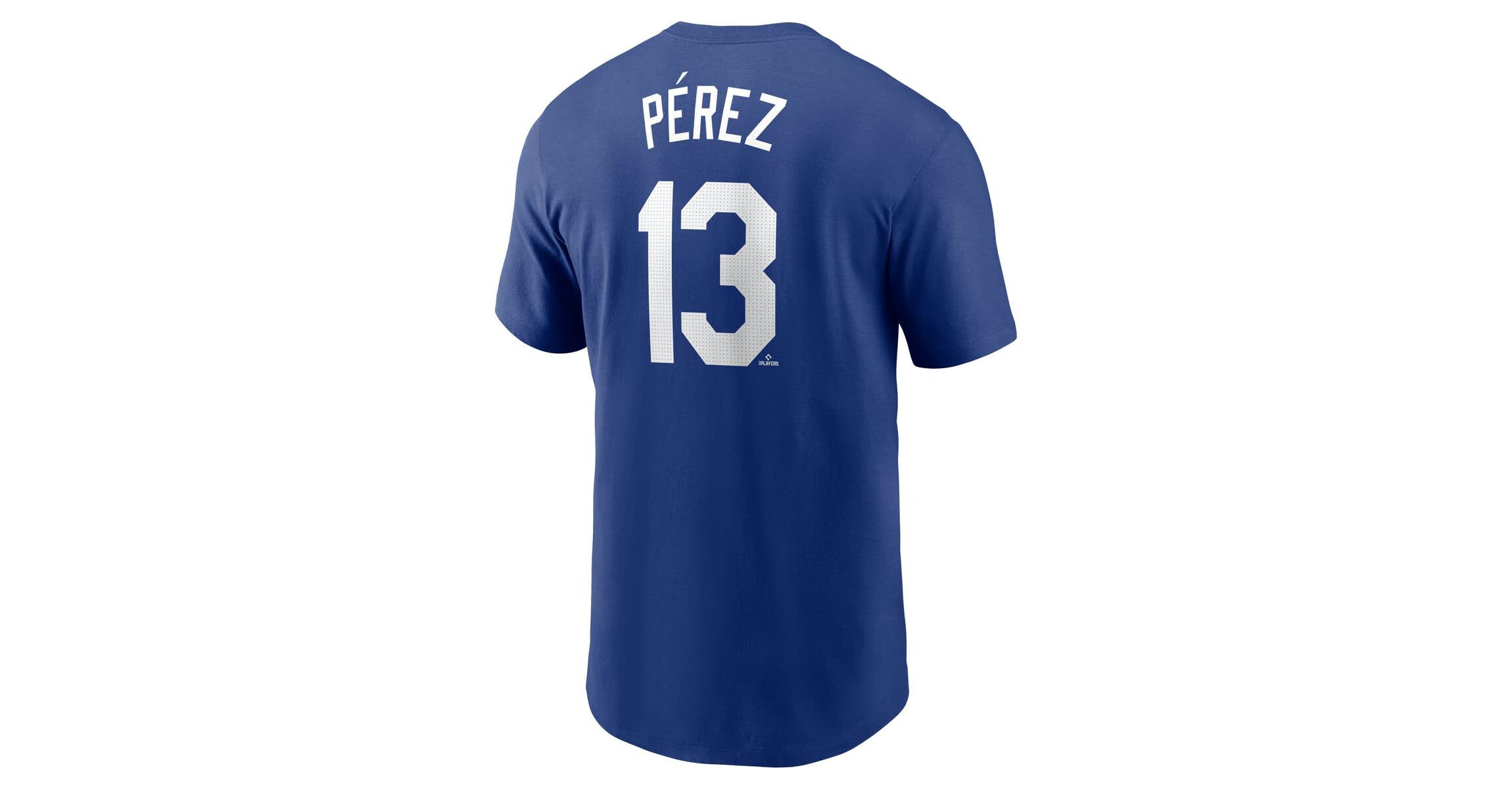 MLB Nike Salvador Perez Kansas City Royals Fuse Name & Number T-Shirt