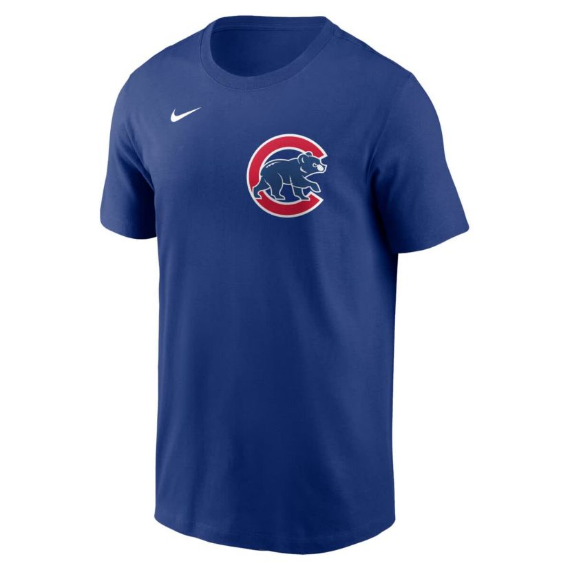 MLB Nike Dansby Swanson Chicago Cubs Fuse Name & Number T-Shirt