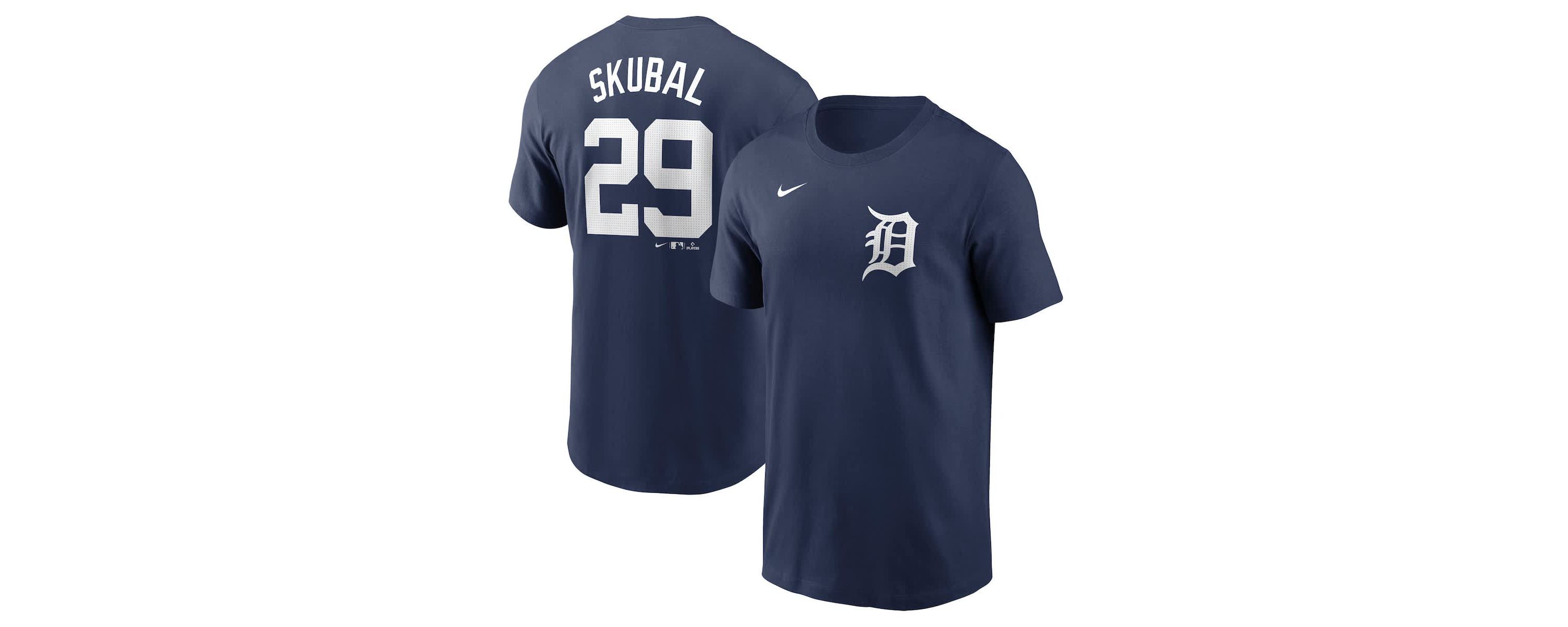 MLB Nike Tarik Skubal Detroit Tigers Fuse Name & Number T-Shirt