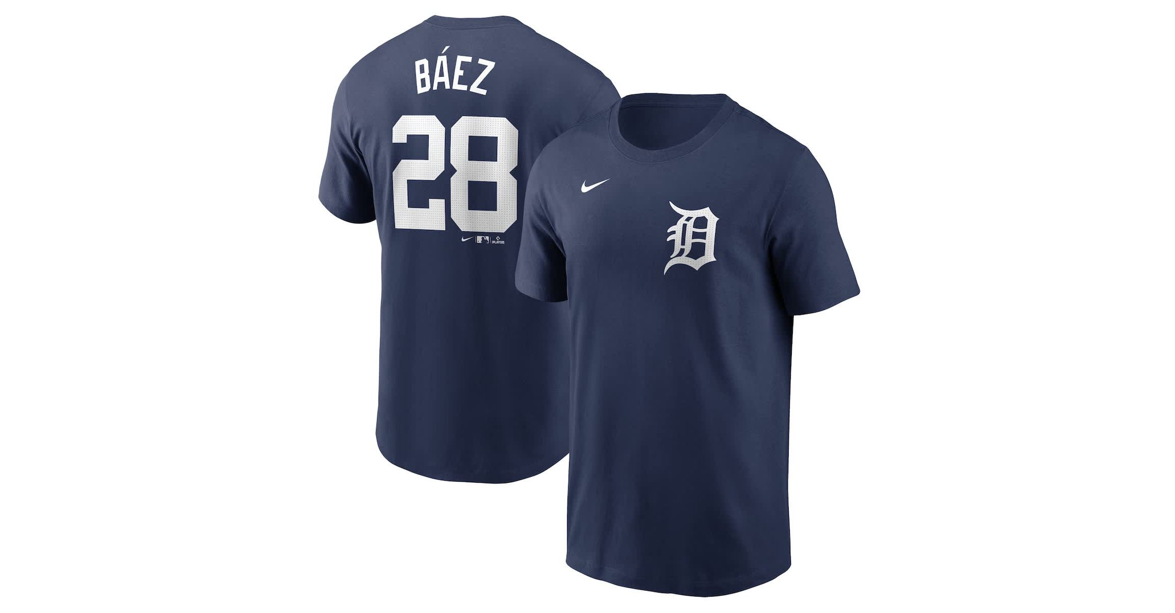 MLB Nike Javier Báez Detroit Tigers Fuse Name & Number T-Shirt