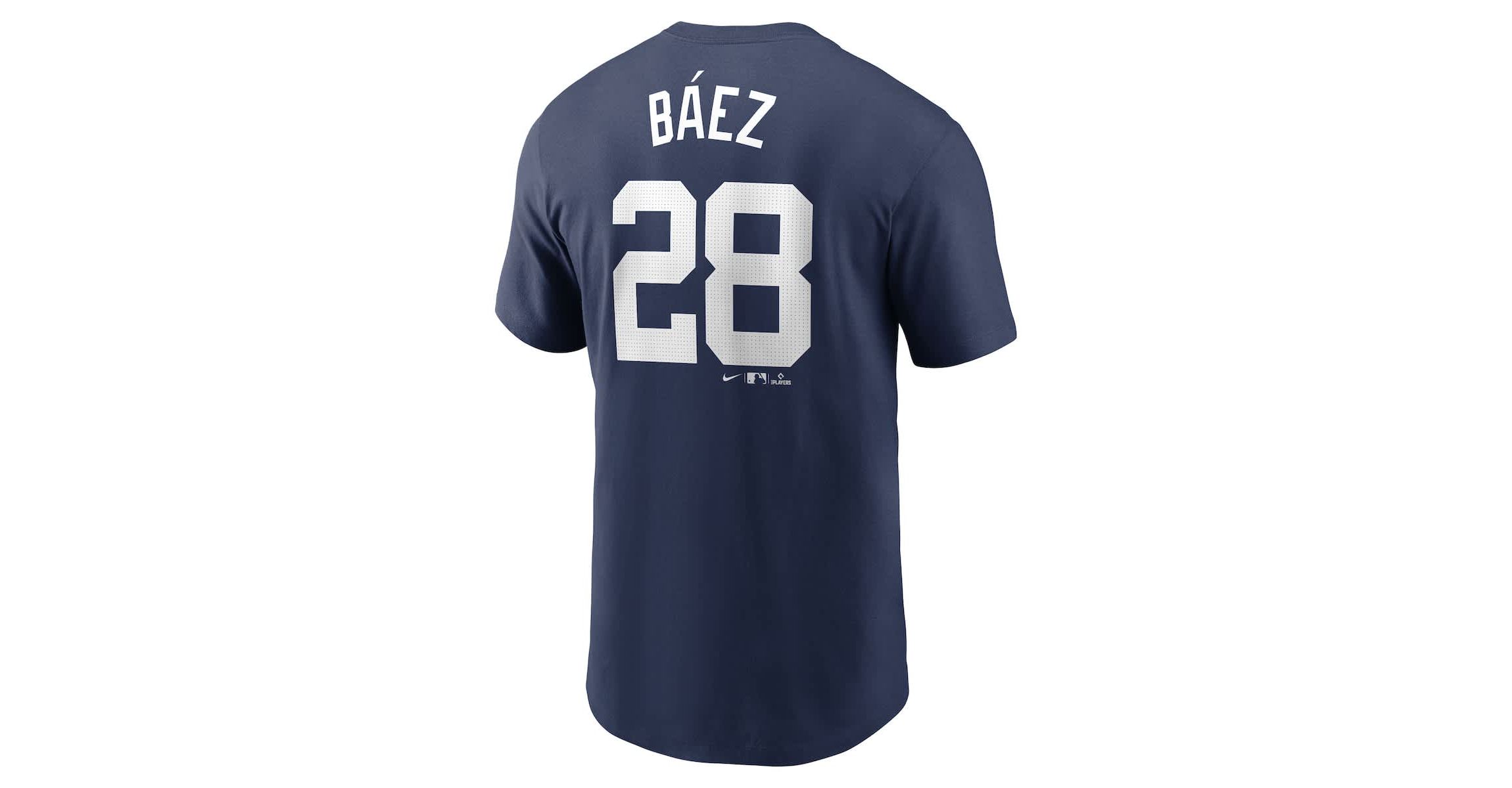 MLB Nike Javier Báez Detroit Tigers Fuse Name & Number T-Shirt