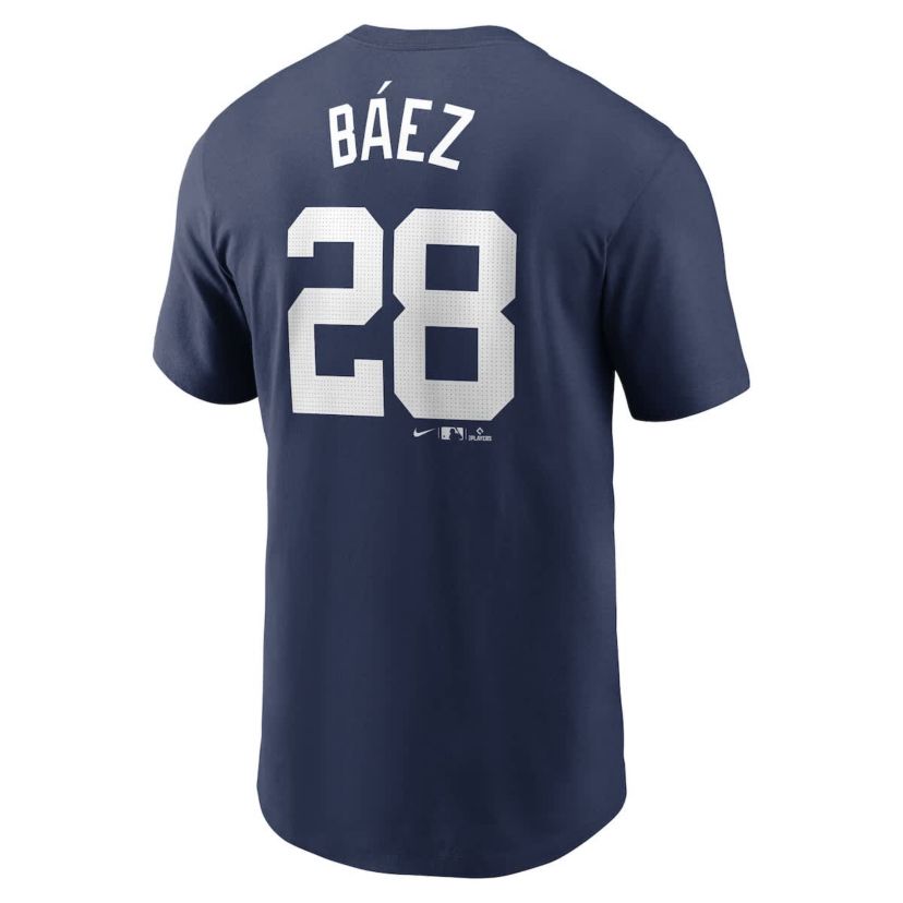 MLB Nike Javier Báez Detroit Tigers Fuse Name & Number T-Shirt