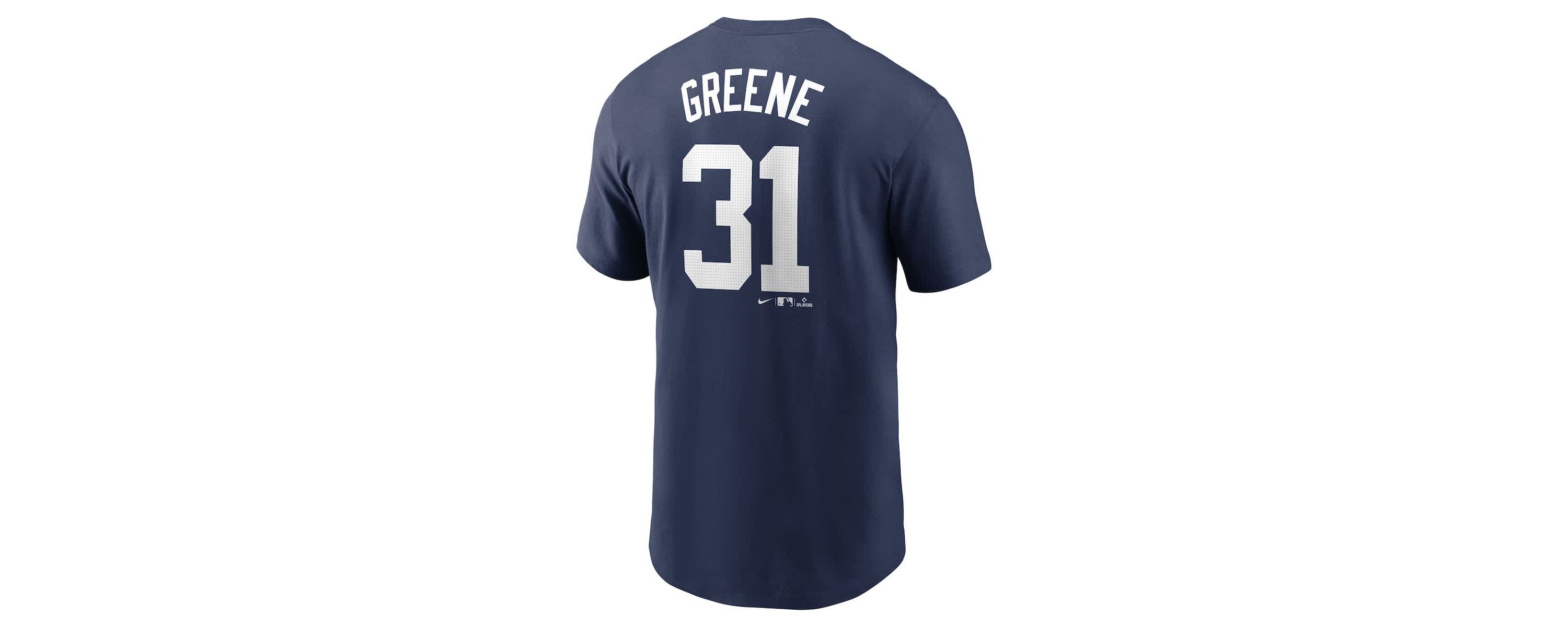 MLB Nike Riley Greene Detroit Tigers Fuse Name & Number T-Shirt