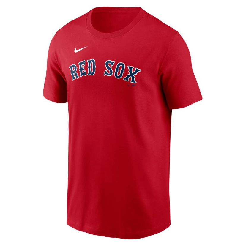 Boston Red Sox MLB Nike Rafael Devers Boston Sox Fuse Name & Number T-Shirt