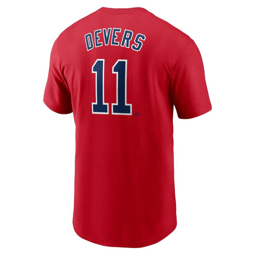 Boston Red Sox MLB Nike Rafael Devers Boston Sox Fuse Name & Number T-Shirt
