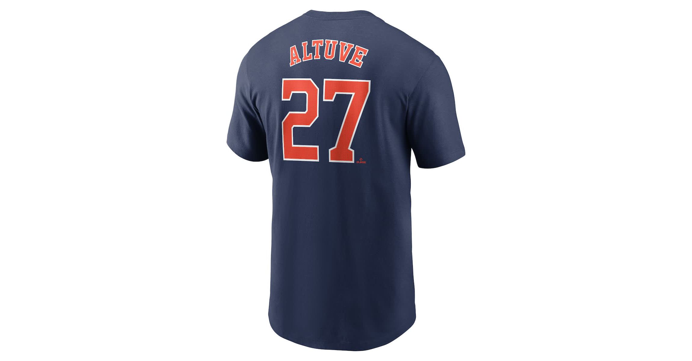 MLB Nike Jose Altuve Houston Astros Fuse Name & Number T-Shirt