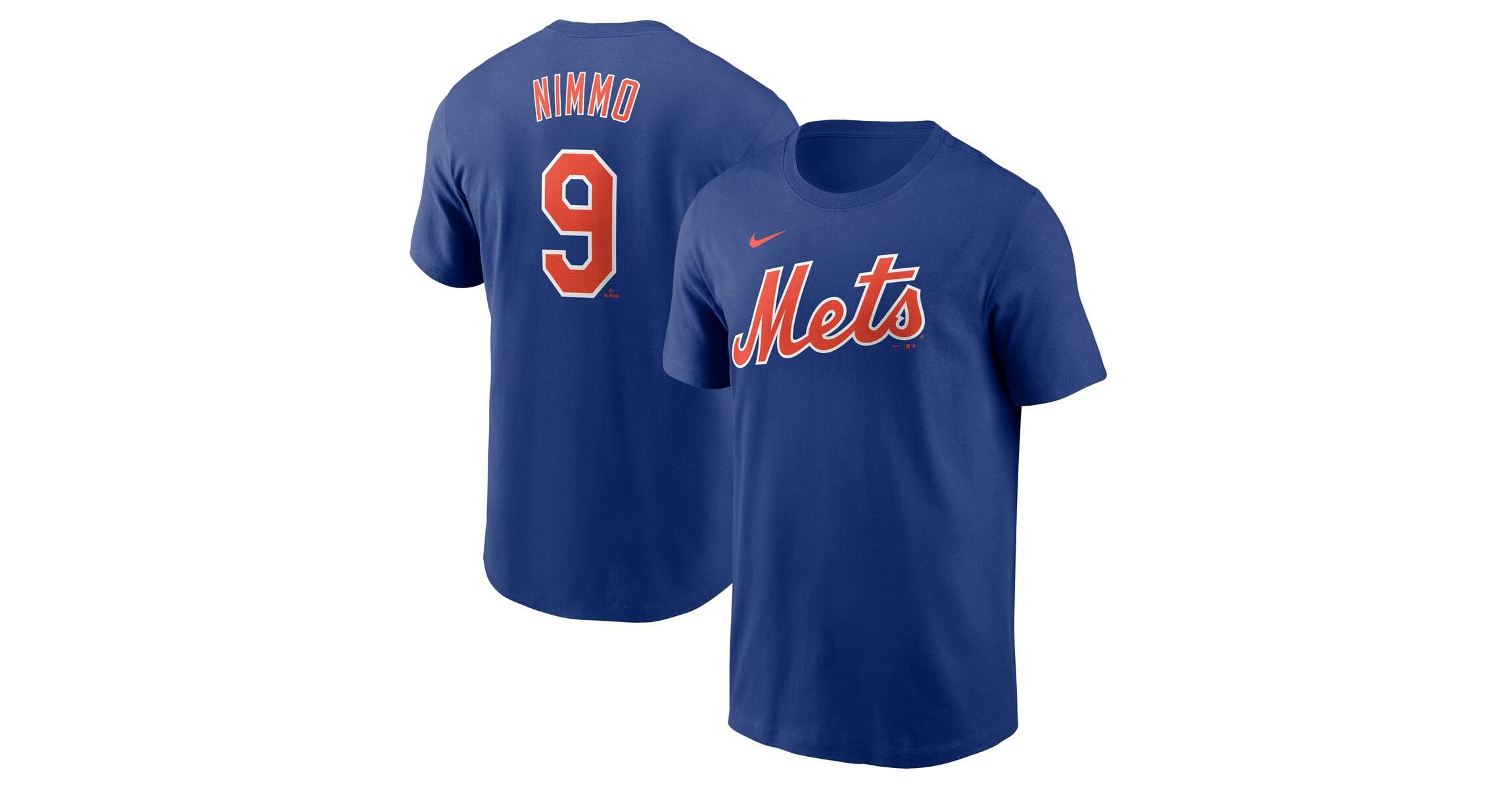 MLB Nike Brandon Nimmo New York Mets Fuse Name & Number T-Shirt