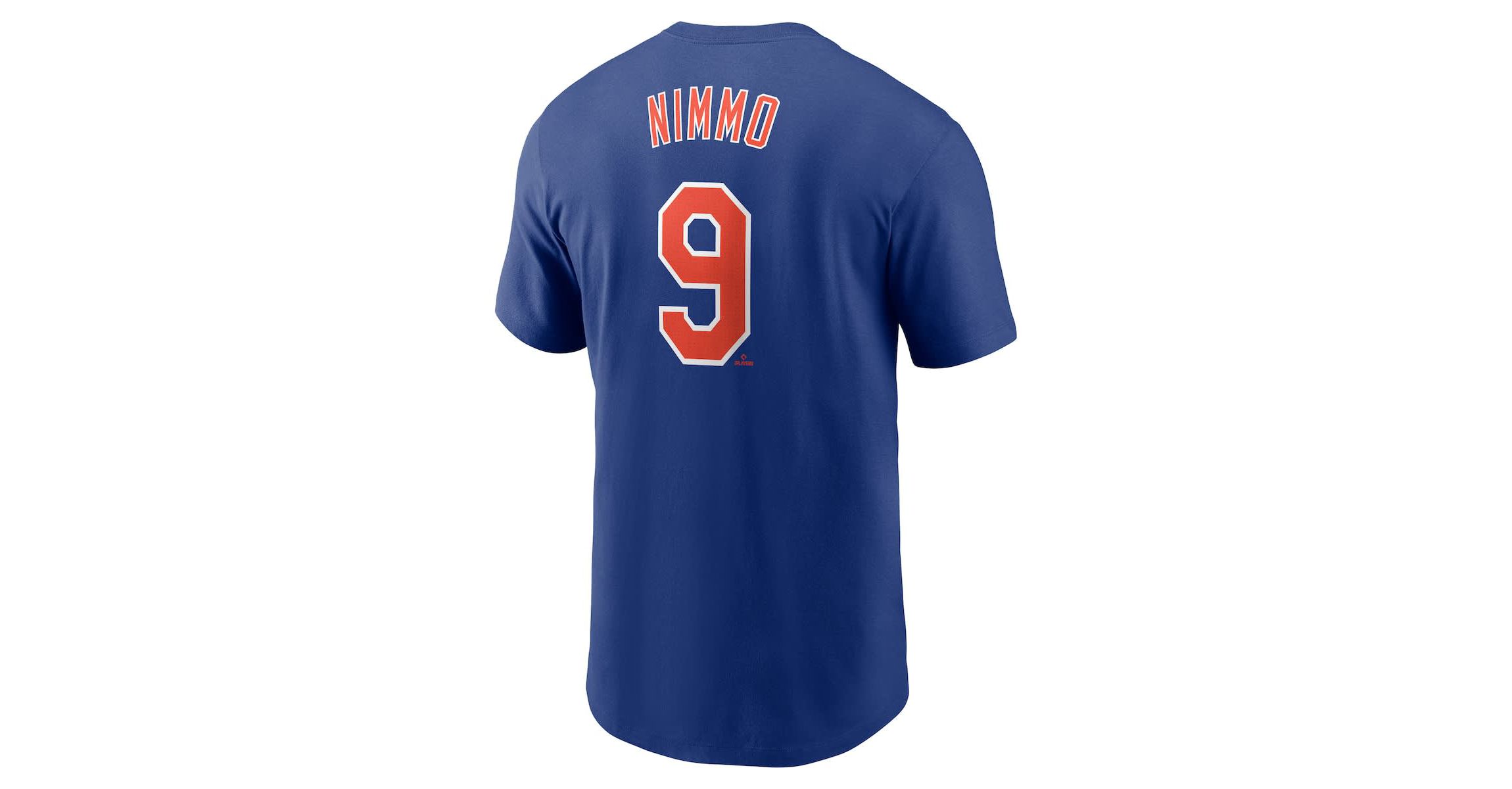 MLB Nike Brandon Nimmo New York Mets Fuse Name & Number T-Shirt