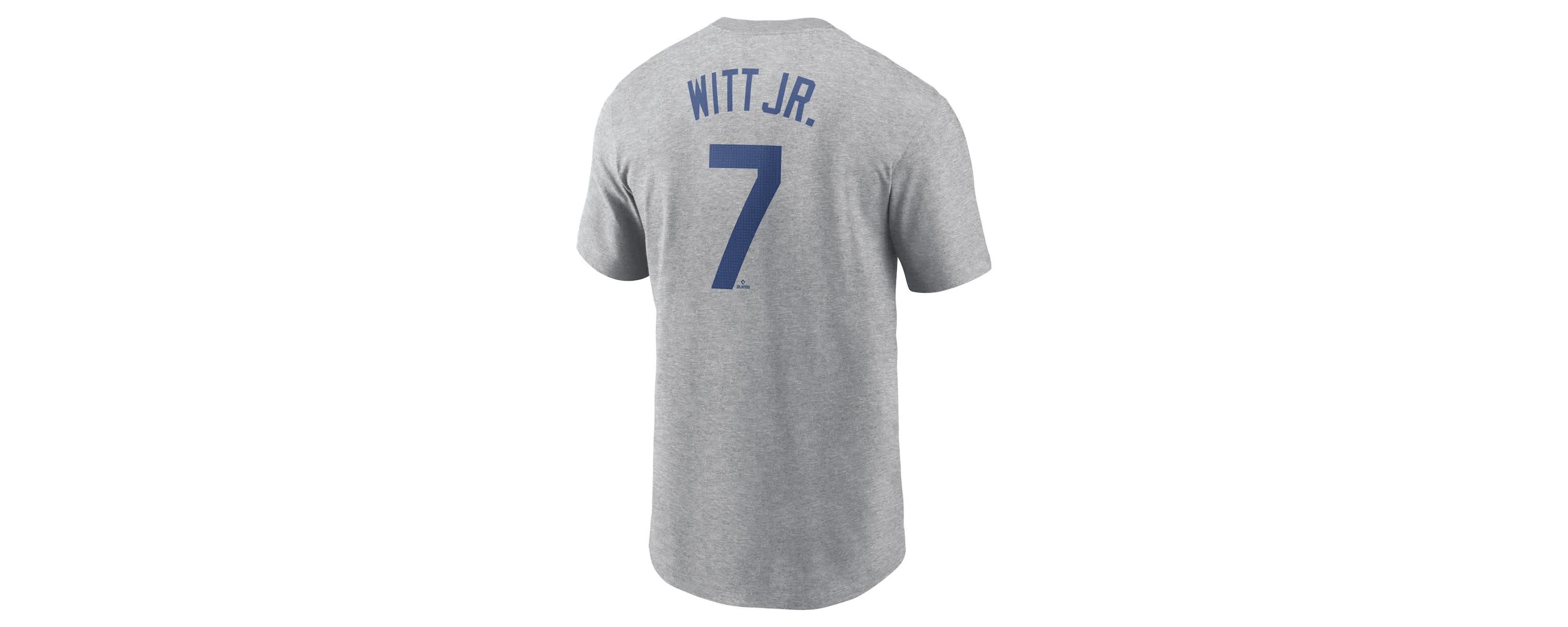 MLB Nike Bobby Witt Jr. Kansas City Royals Fuse Name & Number T-Shirt
