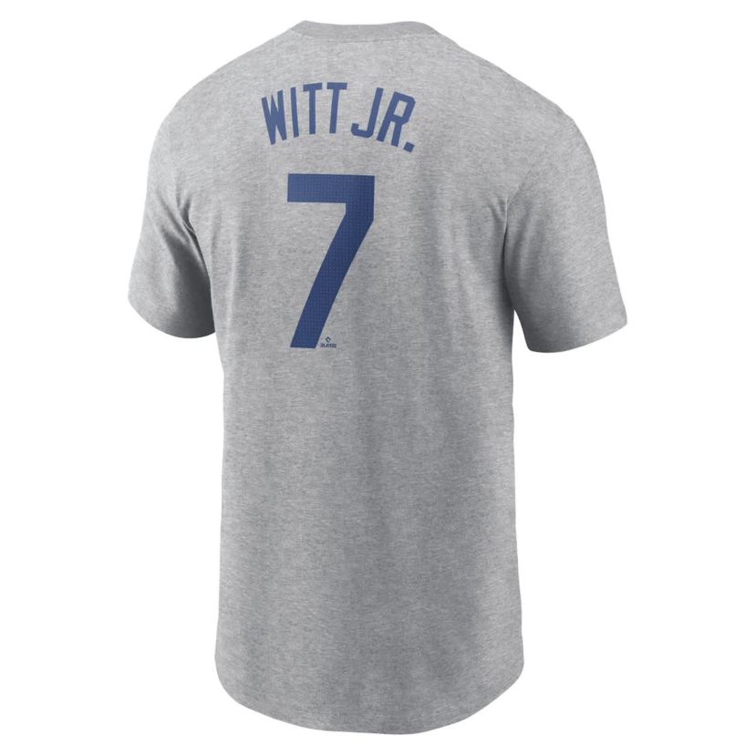MLB Nike Bobby Witt Jr. Kansas City Royals Fuse Name & Number T-Shirt
