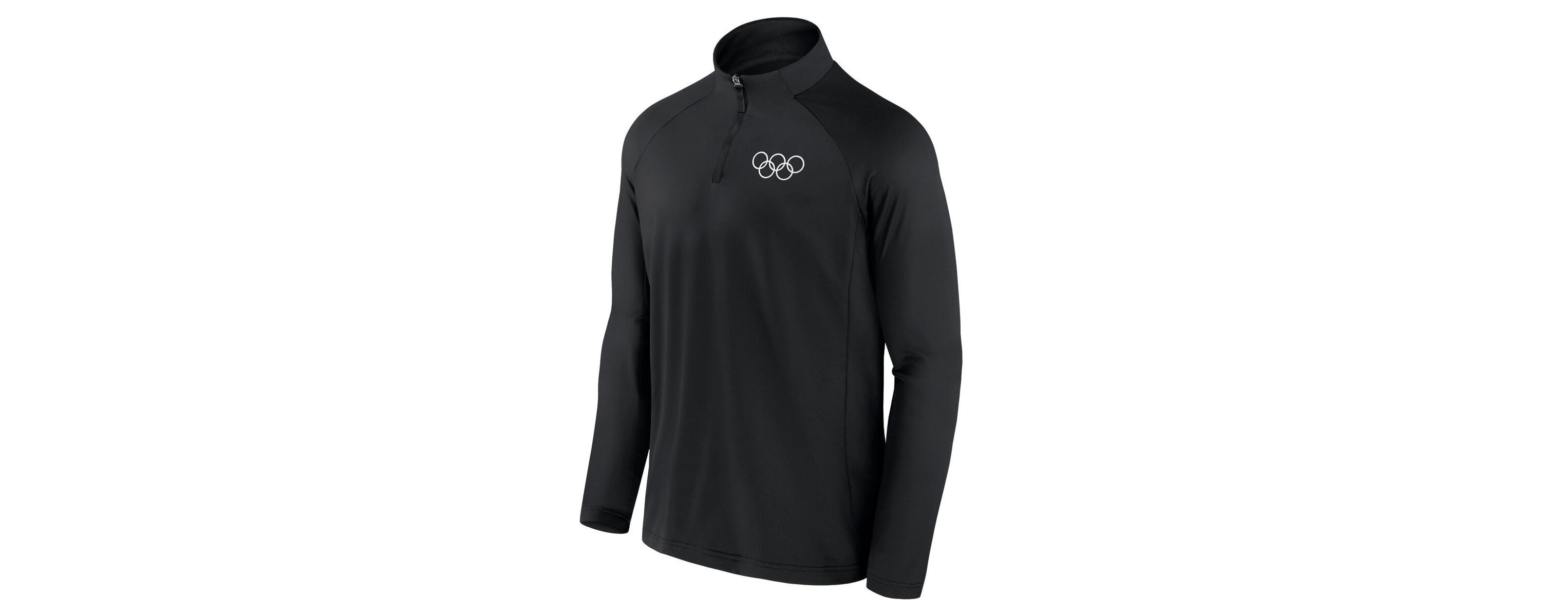 IOC Fanatics Olympic Games Union Bar Raglan Quarter-Zip Top