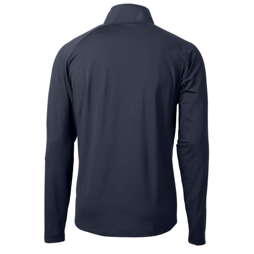 NCAA West Virginia Mountaineers Alumni Logo Adapt Eco Knit Hybrid Recycled Quarter-Zip Pullover Top