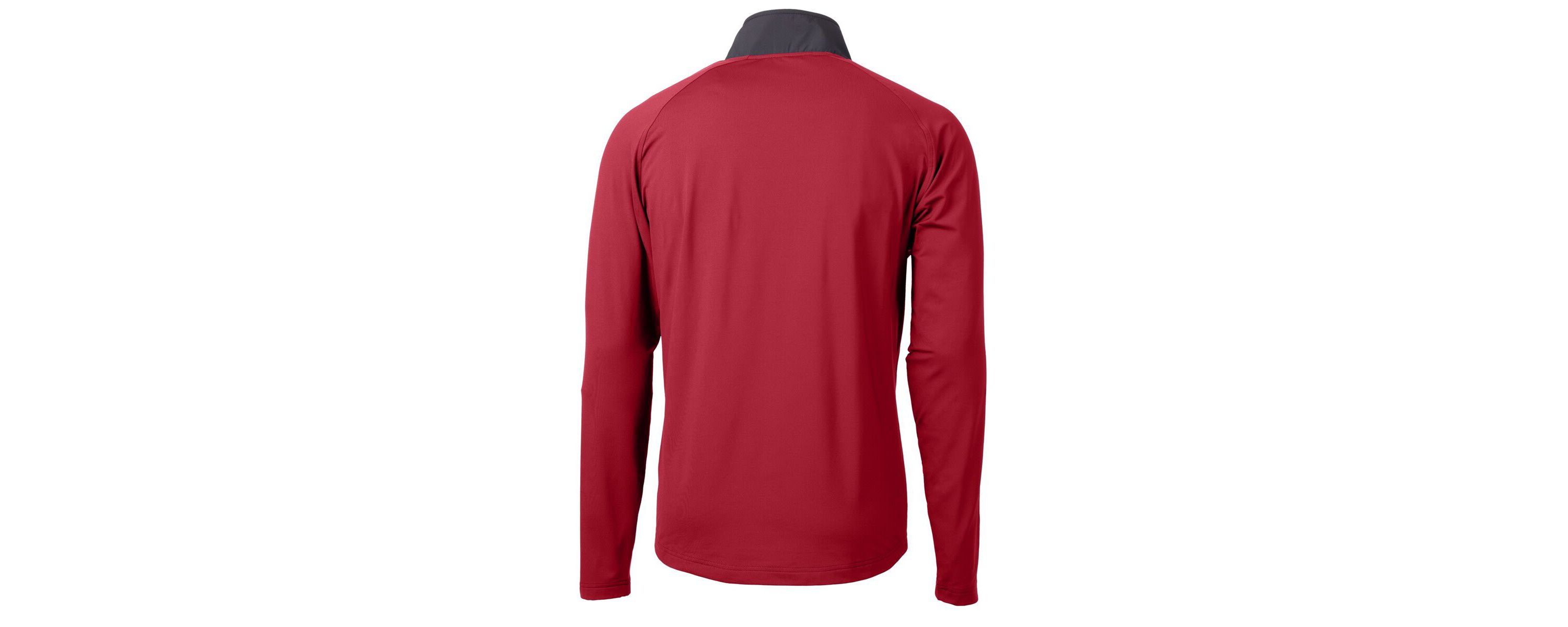 NCAA Ohio State Buckeyes Alumni Logo Adapt Eco Knit Hybrid Recycled Quarter-Zip Pullover Top