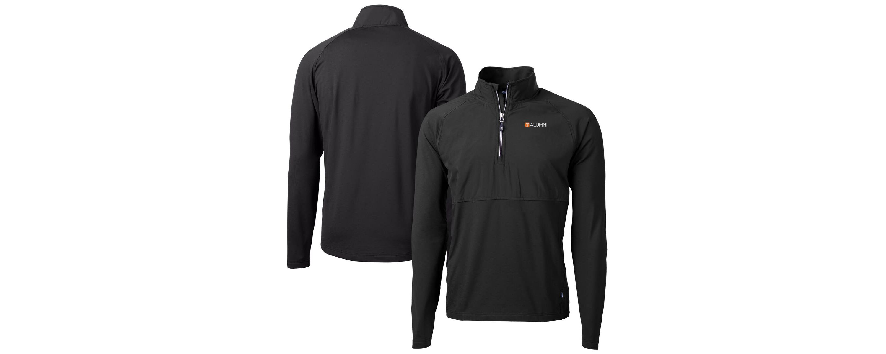 NCAA Tennessee Volunteers Alumni Logo Adapt Eco Knit Hybrid Recycled Quarter-Zip Pullover Top
