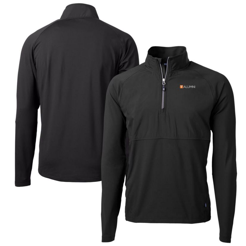 NCAA Tennessee Volunteers Alumni Logo Adapt Eco Knit Hybrid Recycled Quarter-Zip Pullover Top