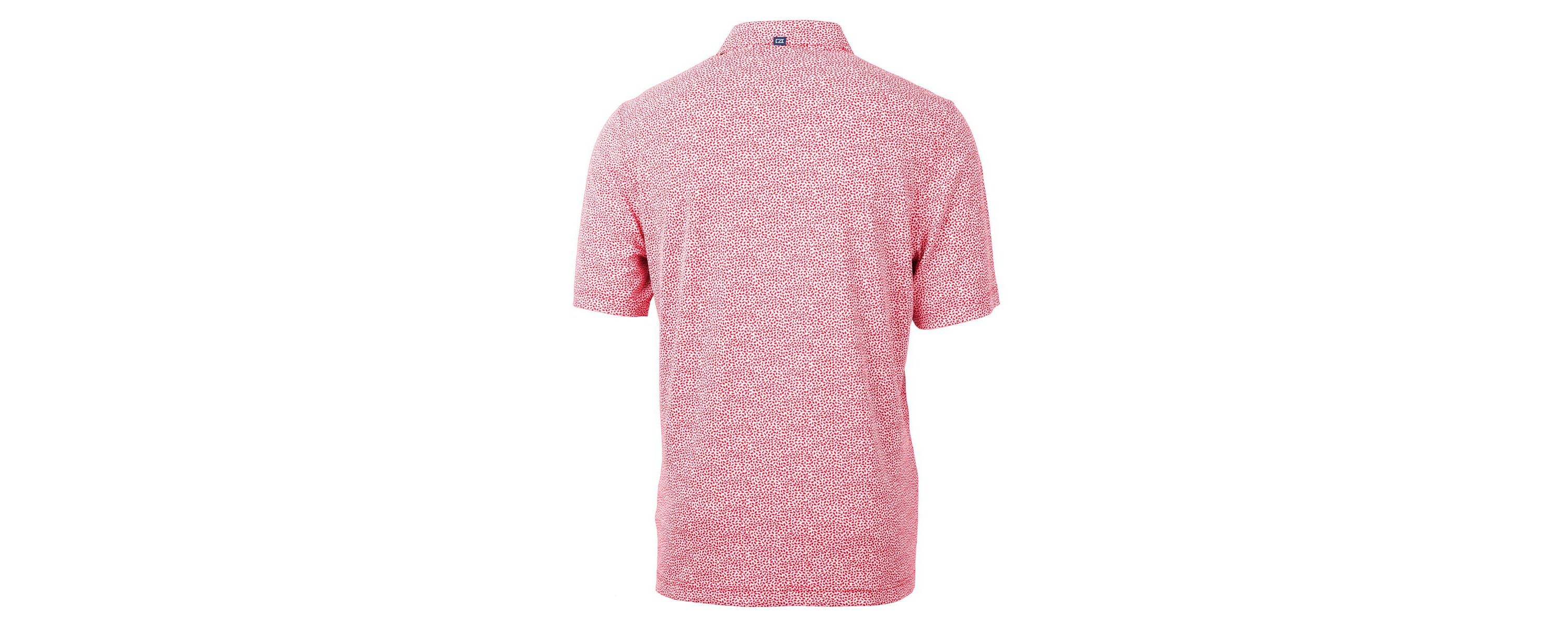 NCAA Georgia Bulldogs Alumni Logo DryTec Virtue Eco Pique Botanical Print Recycled Polo