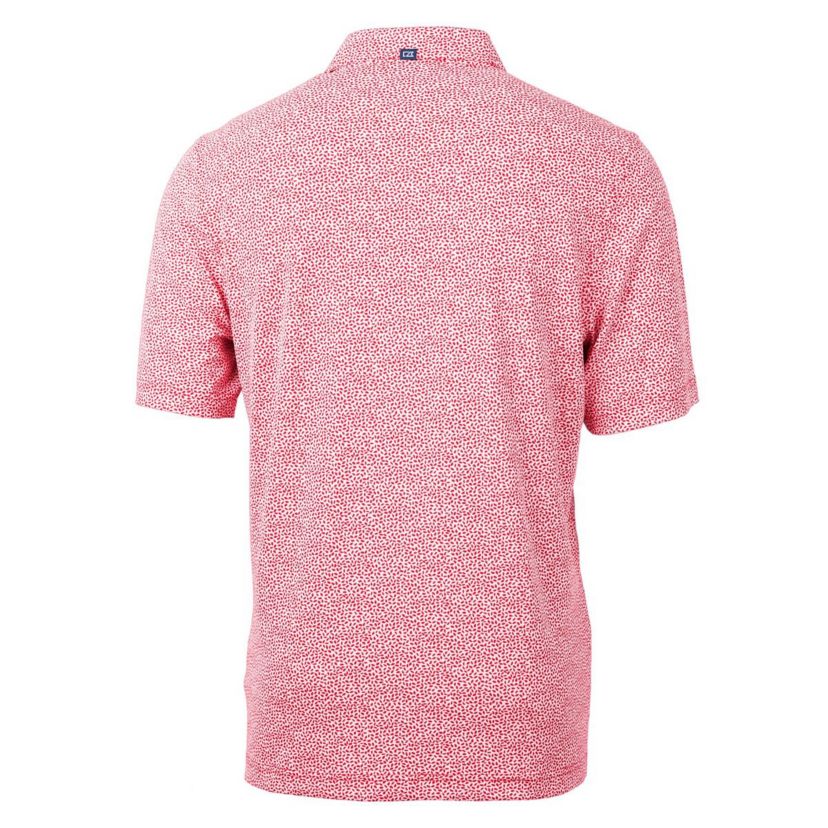 NCAA Georgia Bulldogs Alumni Logo DryTec Virtue Eco Pique Botanical Print Recycled Polo