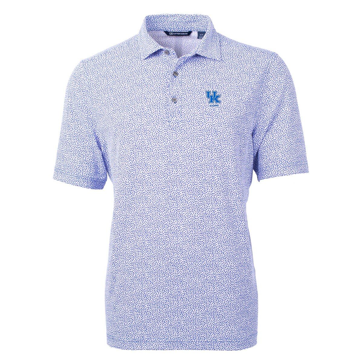 NCAA Kentucky Wildcats Alumni Logo DryTec Virtue Eco Pique Botanical Print Recycled Polo