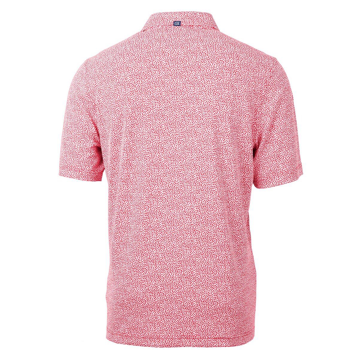 Texas Tech Red Raiders NCAA Texas Tech Raiders Alumni Logo DryTec Virtue Eco Pique Botanical Print Recycled Polo